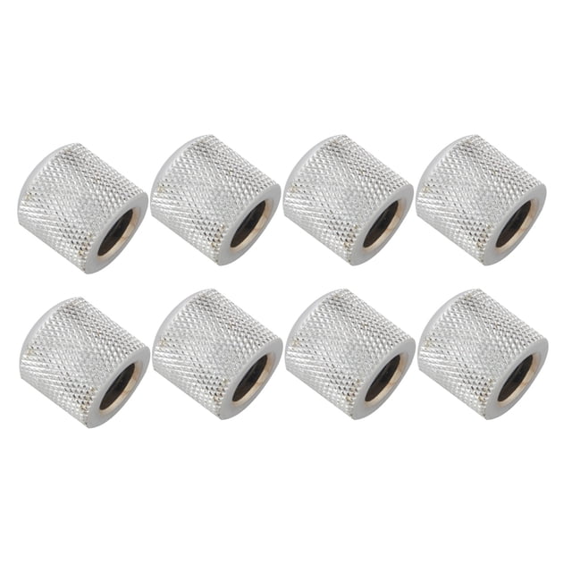 8X Perillas de Control de de Guitarra para Reemplazo de Tele, Plateado