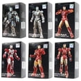 thumbnail image 2 of Figura de Marvel de Fondjoy, juguetes de empalme de Iron Man MK1 MK2 MK3 MK4 MK5 MK6 MK7, modelo de figura de acción, regalo de cumpleaños para niños, 2 of 5