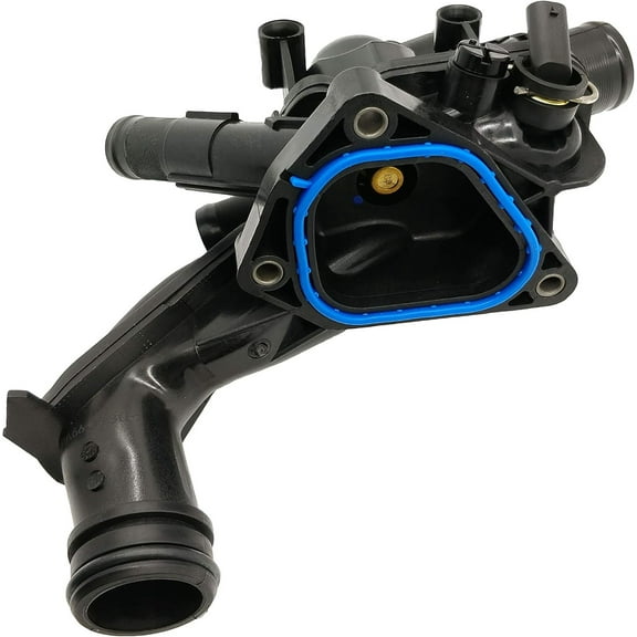 11538674895 Engine Coolant Thermostat Housing Assembly for 2011-2016 N16 Mini Cooper Clubman Countryman Convertibles N18 Mini Cooper S JCW 1.6L L4 11538671513 11537647305 TM46105