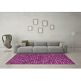 thumbnail image 3 of Ahgly Company Indoor Rectangle Abstract Pink Modern Area Rugs, 2' x 5', 3 of 4