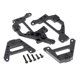 thumbnail image 1 of Monturas de choque delanteras y traseras para coche RC para Axial SCX10 III 1:10 Reemplazo No. AXI231017, aluminio ligero Negro Yotijar Soporte de choque trasero delantero RC, 1 of 10