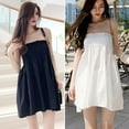 thumbnail image 5 of AMERTEER Liquidation! Robe Sans Bretelles pour Femmes Maillot de Bain Sorties de Plage Tube Top Élastique Robe de Plage Mini, 5 of 5