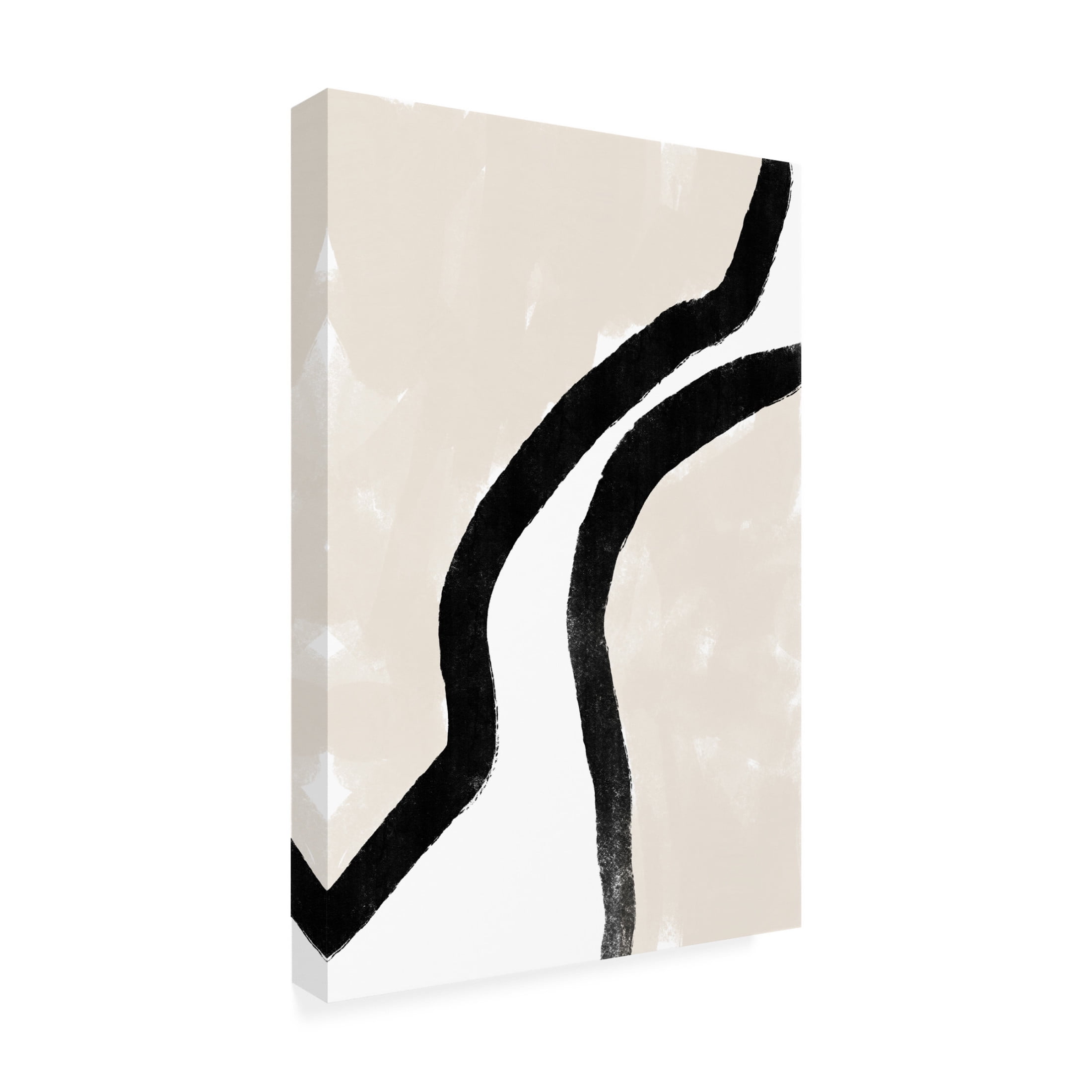 Trademark Fine Art uplusmestudio Abstracto Bordered Canvas Wall Art