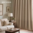 thumbnail image 4 of Cortinas Joydeco de Terciopelo Marrón Toffee 213x213cm 2 Paneles, 4 of 8