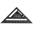 thumbnail image 4 of Regla triangular de 7 pulgadas, escuadra de carpintero de aluminio, 90 grados y 45 grados, herramienta de medición portátil para carpintería para bricolaje., 4 of 14