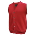 thumbnail image 1 of Monterey Club Men's Classic Cotton Button Down Vest #7235, 1 of 2