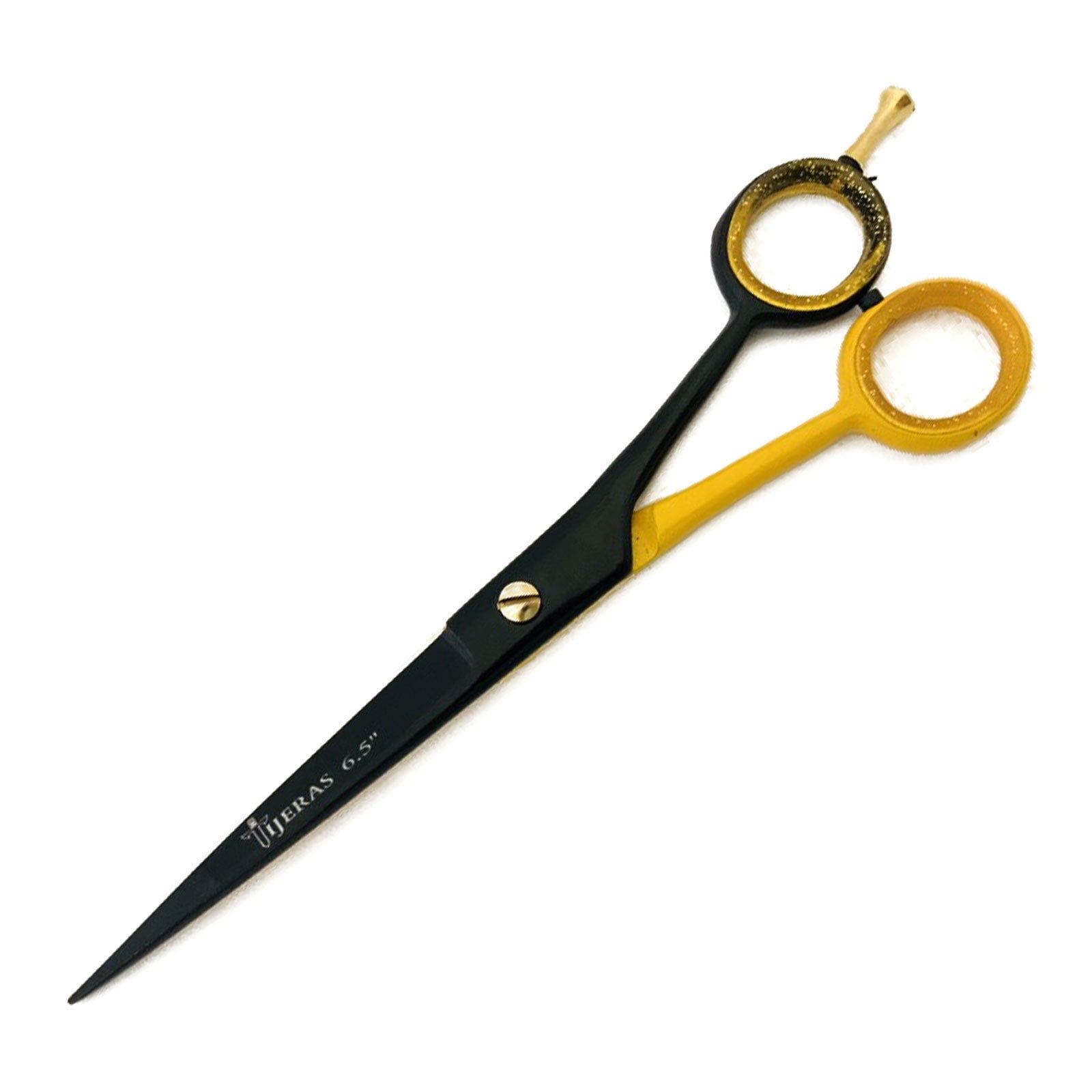 PRO JAPANESE HAIR STYLING HAIR DRESSING SHEAR SCISSOR TIJERAS 6.5" BLACK/YELLOW