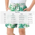 thumbnail image 3 of Zpanxa Kids Shorts Polyester Spandex Print Pattern with Drawstring Elastic Waistband Casual Swim Trunks 8-9 Years, 3 of 7