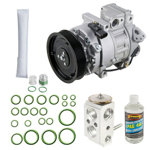 For Hyundai Santa Fe 2013 2014 2015 AC Compressor w/ A/C Repair Kit - BuyAutoParts