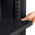 thumbnail image 7 of All Steel Bookcase 36" W x 12" D x 60" H Black 5 Openings, 7 of 7