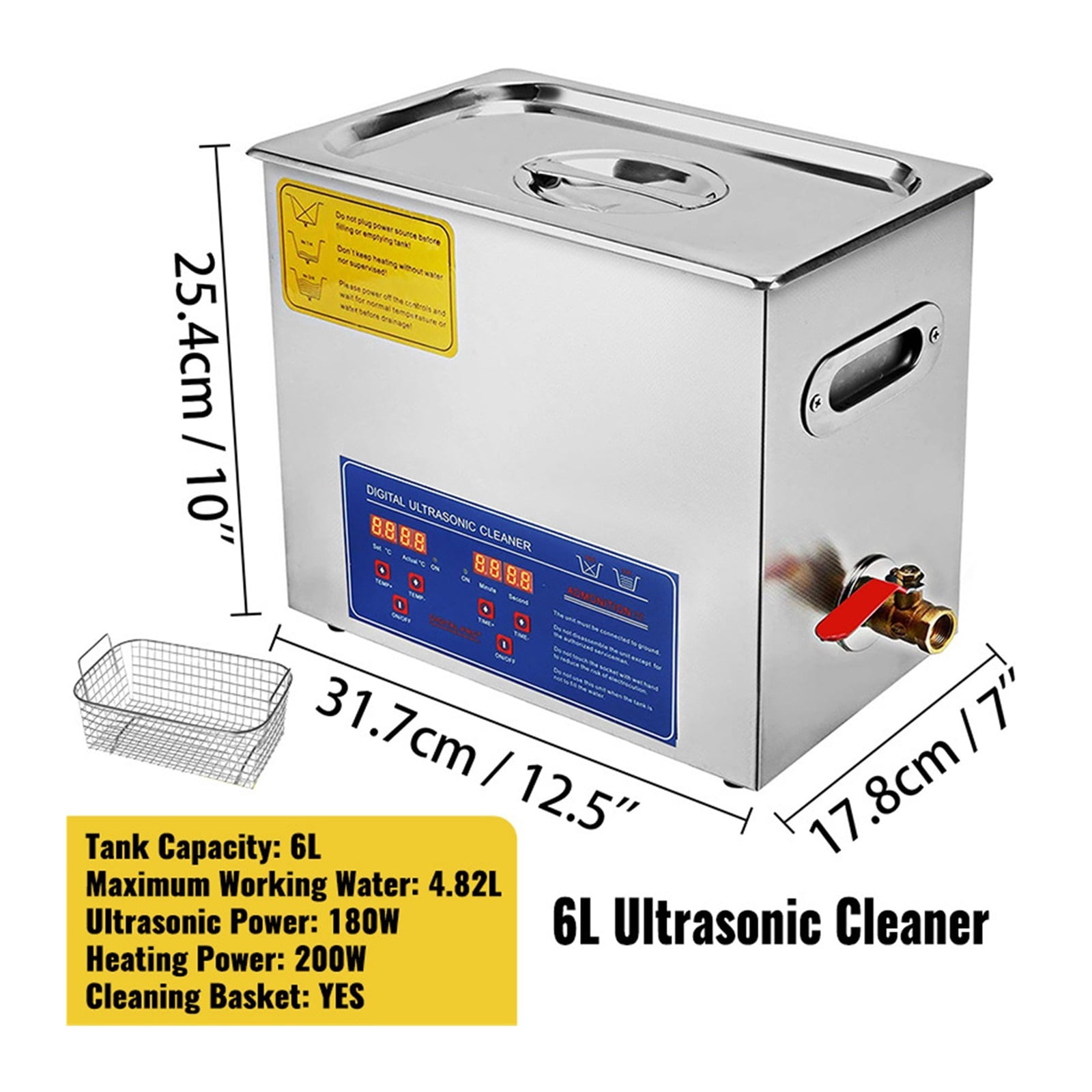 1.3L 2L 3L 6L 10L 15L 22L 30L Ultrasonic Cleaner Lave-Dishes Portable Washing Machine Diswasher Ultrasound Home Appliances