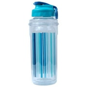 Mainstays 20-oz Double-Wall Stripes Beverage Bottle