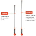 thumbnail image 5 of 48 Inch Golf Training Aids for Strength and Tempo Training Golf Swing Trainer Warm-Up Stick Golf Swing Trainer for Outdoor Indoor Practice Chipping Hitting Golf Accessories Red Aosijia ChYoung, 5 of 8