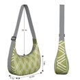 thumbnail image 2 of Geometric Plaid Crossbody Bag for Women Abstract Checkered Pattern Shoulder Bag with Adjustable Strap Compact Corduroy Purse for Commuting or Shopping, 2 of 5