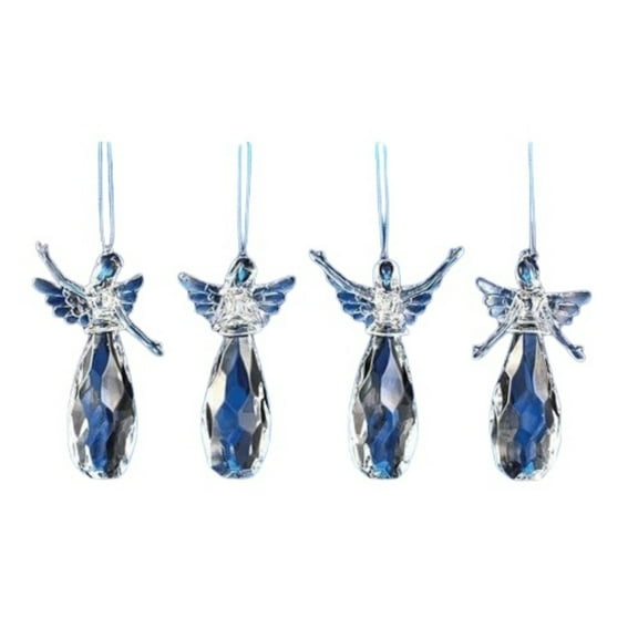 Icy Giftware Icy Assorted Praising Angel Christmas Ornaments - 4" - Pack of 8