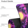 thumbnail image 4 of Yayeee Faucet Mat for Kitchen Sink 14.7" Diatomite Long Splash Guard Pad, Purple Neon Road, 2 Pack, 4 of 7