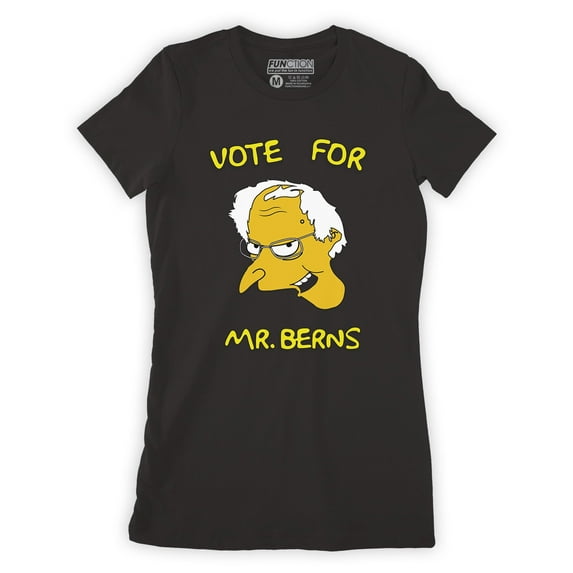 Function - Vote for Mr. Berns Bernie Sanders Cartoon Women's Fashion T-Shirt