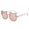 thumbnail image 1 of Gafas de sol para niños con forma de gatito, gafas sin marco, gafas de sol de moda para hombres y mujeres, gafas de sol para bebés, 1 of 6