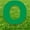 Green, variant on Green Letter O 20 inches tall