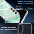 thumbnail image 4 of Funda para teléfono Hensinple Galaxy A14 5G con anillo magnético y protector de pantalla, 4 of 9