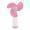 Pink, variant on WALFRONT Portable Handheld Mini Cooling Cool Fan Two AA Batteries Operated for Home Office Travel, Cool Battery Fan, Battery Fan
