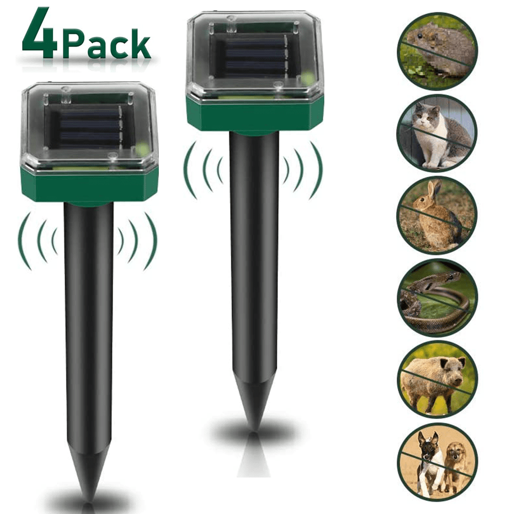 Solar Mole Repellent Space Ultrasonic Solar Mole Fright, Mole Control