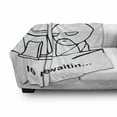 thumbnail image 3 of Humor Soft Flannel Fleece Throw Blanket, Stickman Meme Face Looking at Computer Joyful Fun Caricature Comic Design, Cozy Plush for Indoor and Outdoor Use, 50" x 60", Black and White, by Ambesonne, 3 of 6