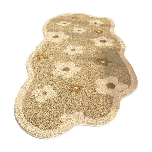 Catégorie de Produit Tapis Tapis en Forme de Nuage Doux Lavable Tapis Irrégulier avec Endos pour Entretien Facile