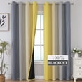 thumbnail image 2 of Cortina Estelar Textiler 52Wx108L con aislamiento térmico Blackout, 2 of 9