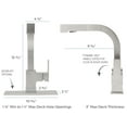 thumbnail image 5 of Pfister Arkitek 1-Handle Pull-Out Kitchen Faucet in Matte Black, 5 of 7