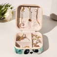 thumbnail image 6 of Panda Travel Portable Square Jewelry Boxes Display Case - Travel Organizer for Girls and Women, 6 of 6