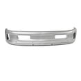 thumbnail image 6 of Bright Silver Steel Front Bumper Face Bar For 2013-2018 RAM 1500 W/ Fog&Sensor Holes, 6 of 13