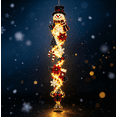 thumbnail image 5 of Light-Up Glowing Christmas Door Hanger, Festive Party Hanging Decor, Lighted Christmas Home Accent, 5 of 5