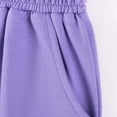 thumbnail image 3 of Lmnyox Girl's Wide Leg Pants Baggy Solid Color Elastic Waist Open Bottom Pants Casual Workout Pants with Pockets, 3 of 6