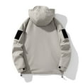 thumbnail image 4 of Hvyesh Water Resistant Softshell Jacket for Men ,Lightweight Windbreaker Jackets for Men,Outdoor Sun Protection Hooded Hiking Coats for Men, 4 of 4