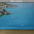 thumbnail image 6 of Ambesonne Landscape Place Mats Set of 4, Blue Water Lake Tahoe, Standard Size, Pale Blue Green Grey, 6 of 6
