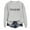Grey, variant on WEAIXIMIUNG Womens Sweatshirts Trendy with Sayings Women's Casual Crew Neck English Letters I'M A Printed Hoodless Hoodie