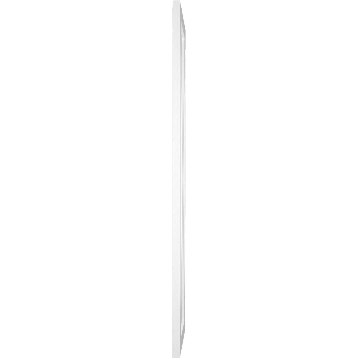 Ekena Millwork 15"W x 65"H True Fit PVC Single X-Board Farmhouse Fixed Mount Shutters, White (Per Pair - Hardware Not Included)