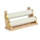 thumbnail image 2 of Soporte para brazaletes, expositor de brazaletes, diadema, base de madera de varias capas Dos Capas Beige, 2 of 9