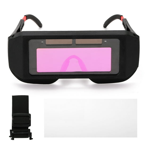 Professional Solar Energy Auto Darkening Welding Safety Goggles -glare Weld Glasses
