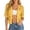 Gold, variant on Short Sleeve Cardigan Summer Lightweight Crochet Knit V-Neck Button up Sweaters for Women Lightweight Crew Neck Casual Outfits(Brown,M)