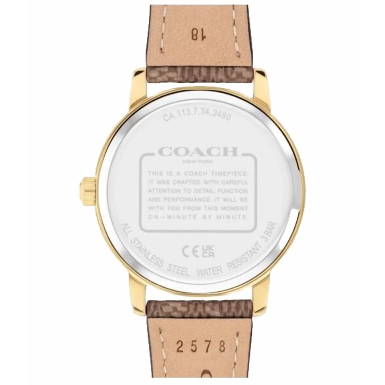 Coach Gold and Brown Women\'s Watch Amazon.com: Coach Sammy Women main image 4