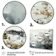 thumbnail image 3 of Designart "Sumi Bird Asian Painting XVII" Asian Floater Framed Wall Art Print, 3 of 7