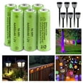 Solar Rechargeable NiMH AA Batteries AA 400 mAh Battery 8 Pack