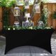 thumbnail image 4 of 2 Pcs Black Fitted Tablecloths for Banquet 6FT Size, 4 of 5