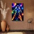 thumbnail image 3 of dashuaibi-Colorful Wall Art,Outer Space Room Decor,Astronaut Decor Black light Poster,Solar System Painting Space Wall Decor Bathroom Pictures 12 x18 Inches Canvas, 3 of 6