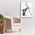 thumbnail image 6 of Epic Graffiti 'Giraffe' by Pechane, Canvas Wall Art, 26"x34", 6 of 8
