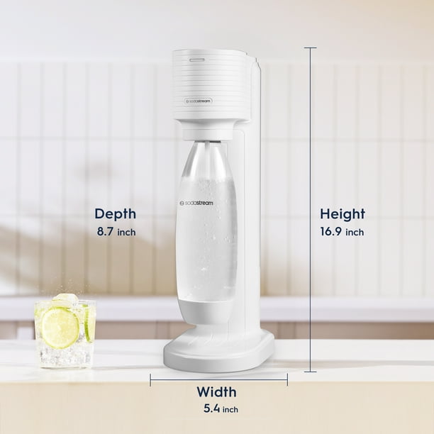 SodaStream Gaia (White) Sparkling Water Maker with CO2 and
