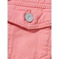 thumbnail image 5 of Women's Basic Solid Color Button Down Denim Cotton Jacket With Pockets Y2K Denim Jacket Coat Ladies Jean Jacket Button Long Sleeve, 5 of 17
