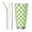 Straw Three-piece Set, variant on Fuzoiu Cute green monster Print 20oz Tumbler, Stainless Steel Vacuum Insulated Car Cup, Insulated Coffee Mug,Travel Mug with Lid,Thermal Cup for Outdoor-Straw Three-piece Set